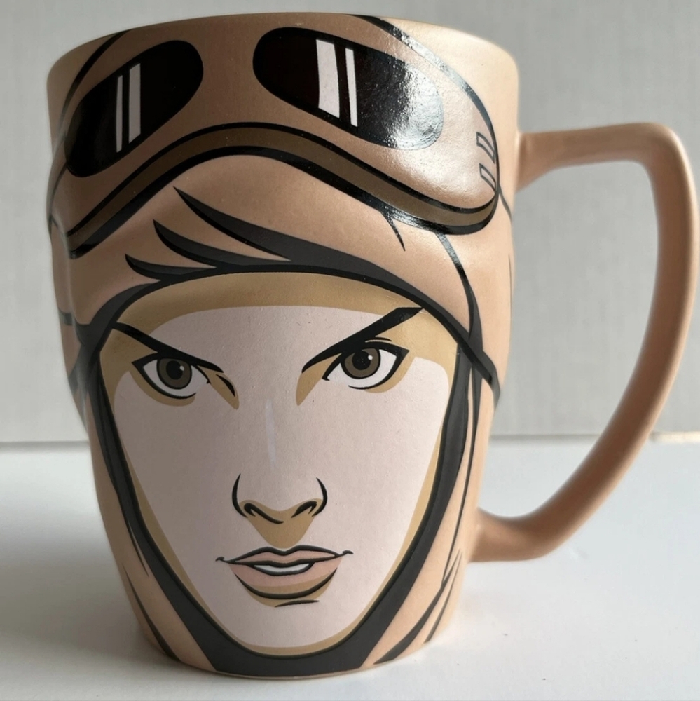 Disney Store 3D REY MUG 12 oz. Coffee Cup Star Wars Force Awakens Genuine Disney